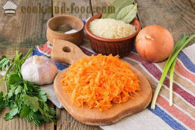 Зеленчукова готвене с ориз и пиле