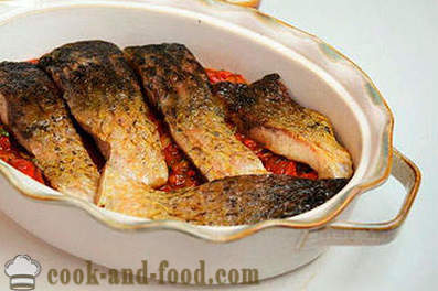 Риба печена със зеленчуци на фурна