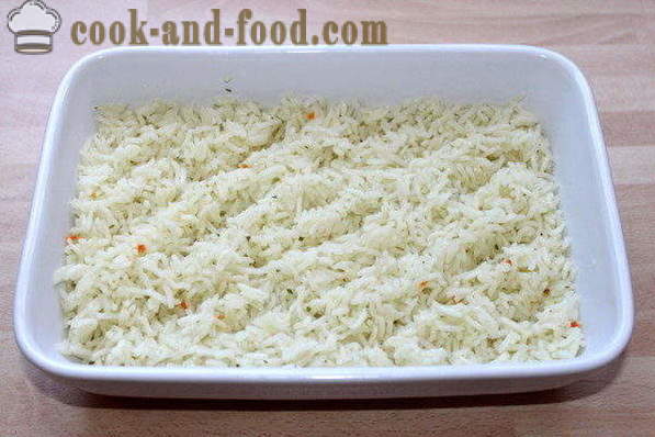 Ориз готвене на карфиол с кюфтета