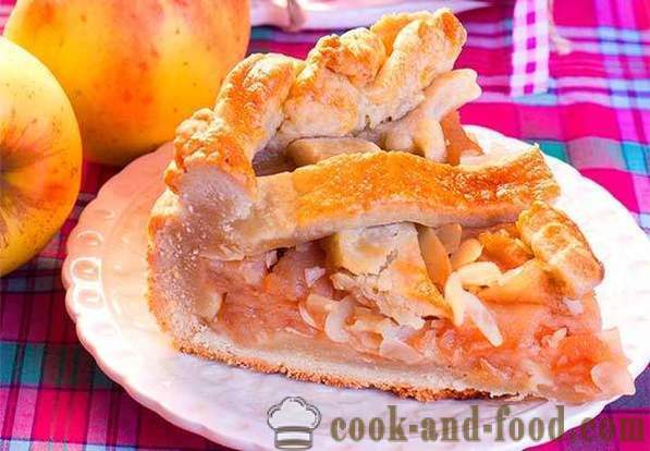 Ябълков пай, как да се готвя торта с ябълки
