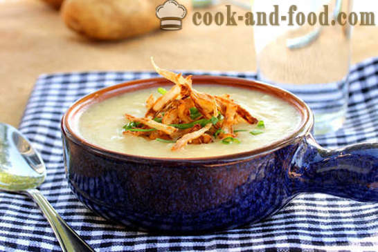 Картофено супа с чесън
