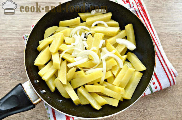 Пържени картофи със сирене - как да приготвят вкусни картофи със сирене, стъпка по стъпка рецепти снимки
