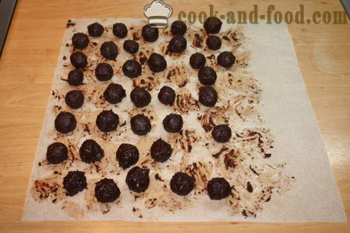 Домашно приготвени трюфели ръце бонбони - как да се направи домашно бонбони трюфел, стъпка по стъпка рецепти снимки
