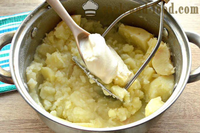 Картофено пюре със сметана - как да се готвя картофено пюре, стъпка по стъпка рецепти снимки
