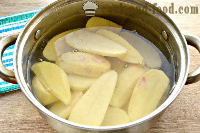 Картофено пюре със сметана - как да се готвя картофено пюре, стъпка по стъпка рецепти снимки