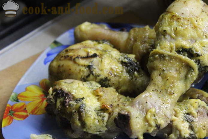 Пълнени пилешки кълки във фурната - как да се готви вкусни пилешки кълки, стъпка по стъпка рецепти снимки