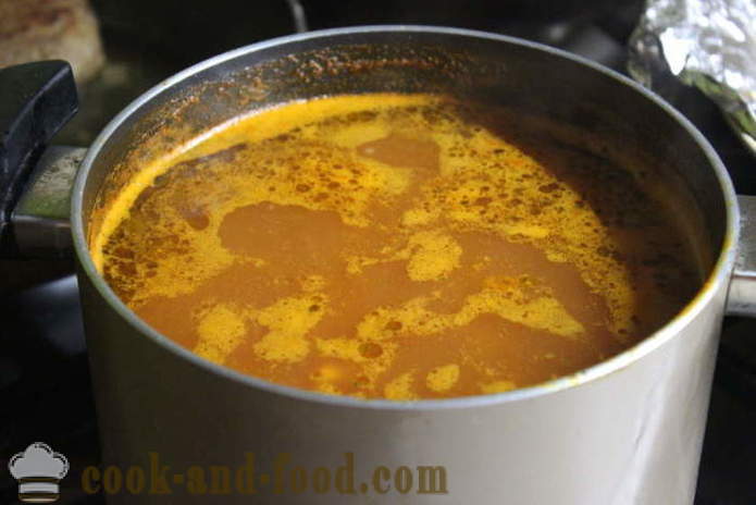 Картофена супа с кюфтета и доматено пюре - как да се готвя доматена супа с кюфтета, с една стъпка по стъпка рецепти снимки