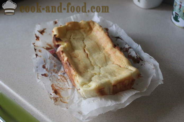 Чийзкейк с праскови - как да се пекат торта с извара и праскови, с една стъпка по стъпка рецепти снимки