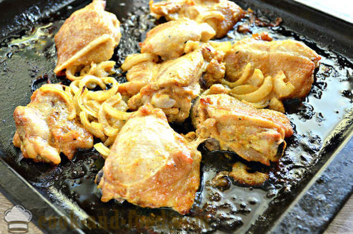 Вкусни пилешки кебап майонеза - как да се готви пилешки шишчета във фурната, с една стъпка по стъпка рецепти снимки