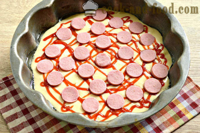 Домашна пица за тесто без мая - как да се подготвят по-бързо пица в пицария, стъпка по стъпка рецепти снимки