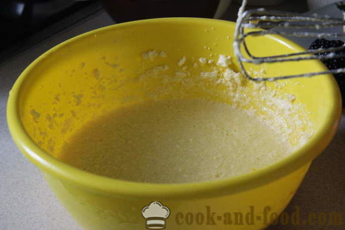 Желиран къпина пай без кисело мляко - как да се направи къпина пай във фурната, с една стъпка по стъпка рецепти снимки