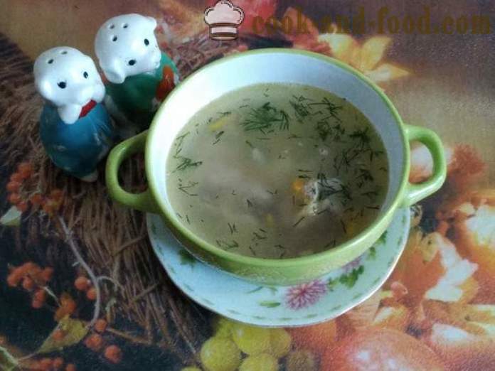 Супа с пилешки воденички, юфка и картофи - как да се готви супа с пилешки воденички, стъпка по стъпка рецепти снимки