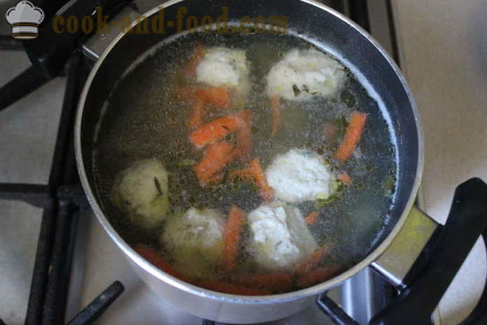Спанакът супа със сметана и кнедли - как да се готви супа със спанак замразен, стъпка по стъпка рецепти снимки