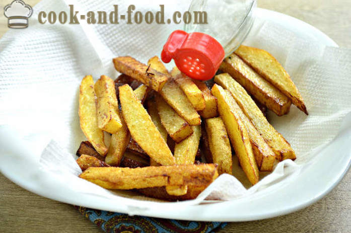 Пържени картофи в Макдоналдс - как да се готвя пържени картофи в тигана, стъпка по стъпка рецепти снимки