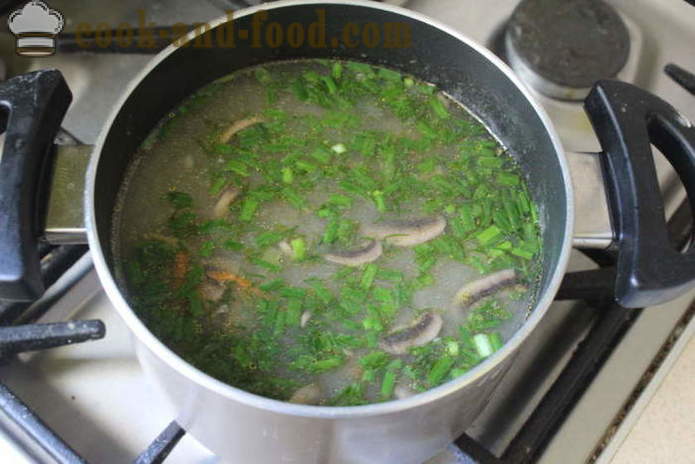 Чехия картофена супа с гъби - Как да се готви Чехия супа с гъби, стъпка по стъпка рецепти снимки