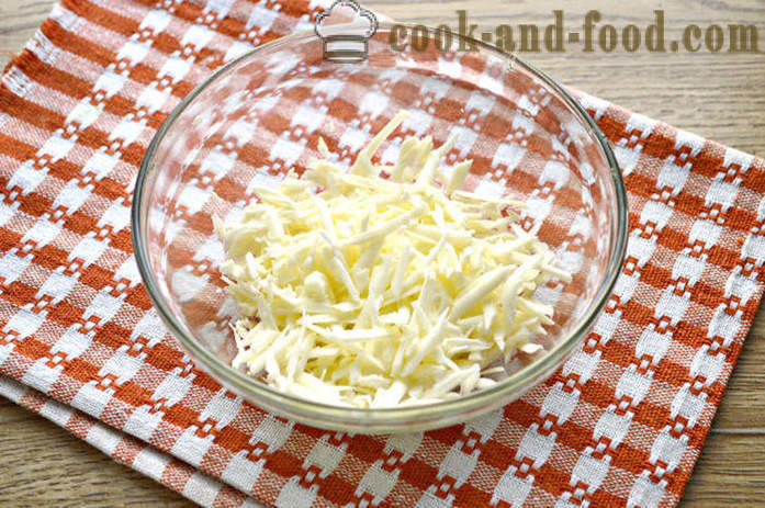 Салата с пиле и сирене - как да се готвя пилешка салата с топено сирене, стъпка по стъпка рецепта със снимки и видео