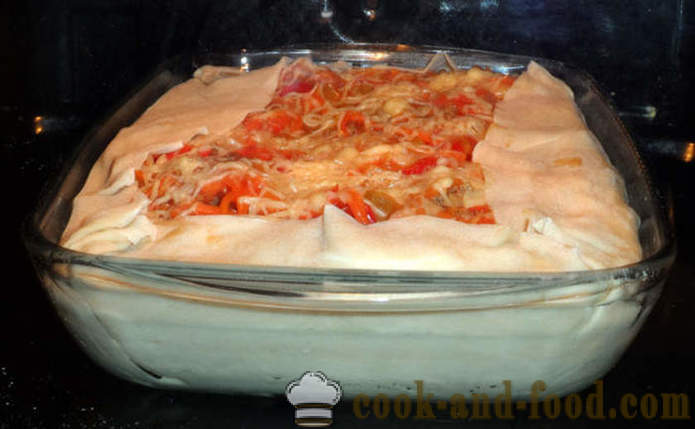 Диетичните лазаня със зеленчуци и месо - Как да се готви лазаня в дома, стъпка по стъпка рецепти снимки