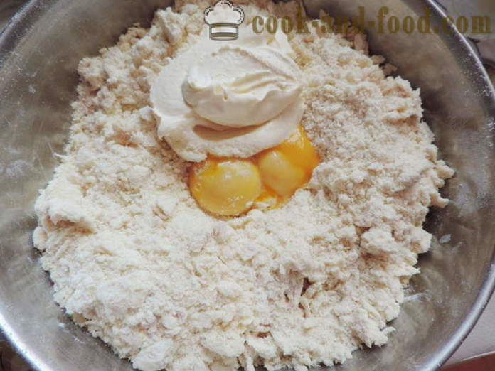 Сладкиш от маслено тесто тесто за пай, пайове, сладкиши или гевреци - как да се направи пясък тесто с мая, стъпка по стъпка рецепти снимки