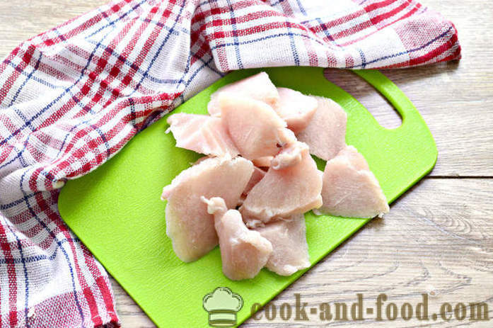 Хранителните кнедли с мляно пилешко - как да се направи кнедли с мляно пилешко, с една стъпка по стъпка рецепти снимки