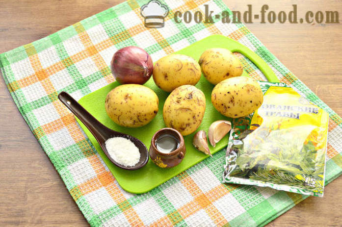 Печени филийки картофи на фурна - като печени филийки картофи с хрупкава коричка, с една стъпка по стъпка рецепти снимки