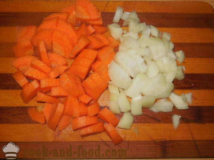 Solyanka с колбаси и картофи в multivarka - как да се готви вкусни колбаси с картофи, стъпка по стъпка рецепти снимки