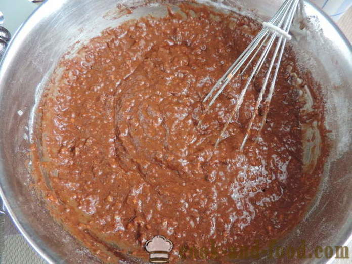 Най-лесният шоколад морков торта с растително масло - как да се готвя морков торта във фурната, с една стъпка по стъпка рецепти снимки