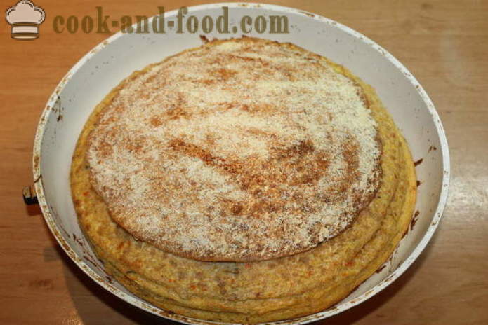 Сирене торта на тънка питка с пилешки гърди - как да направи торта от Лаваш с плънка във фурната, с една стъпка по стъпка рецепти снимки