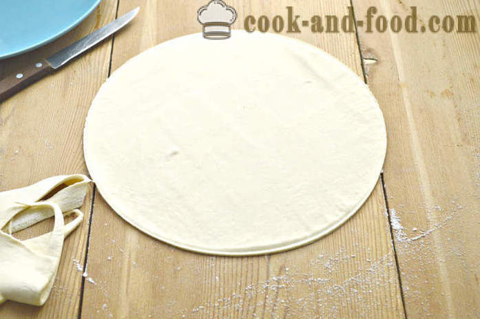 Гевреци бутер тесто, изпълнен с мак и мед - как да се направи гевреци бутер тесто с мед и маково семе, стъпка по стъпка рецепти снимки