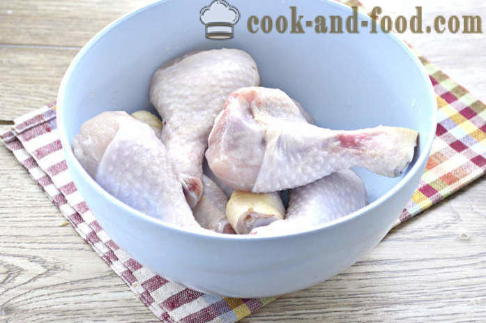 Вкусни пилешки кълки във фурната - като вкусна печена пиле бутче, стъпка по стъпка рецепти снимки