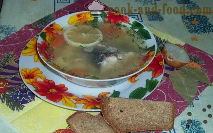 Delicious супа от шаран - как да се готви супа от шаран, с една стъпка по стъпка рецепти снимки