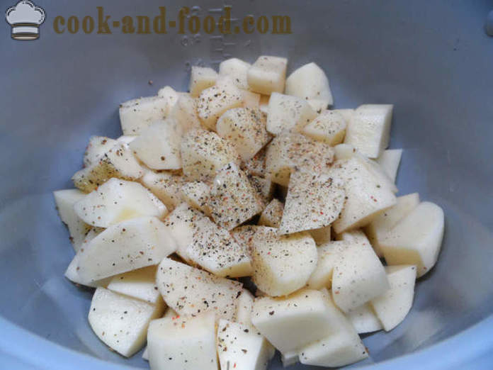 Вкусно печено с картофи на фурна - как да се готвя печено с картофи, месо и гъби, стъпка по стъпка рецепти снимки