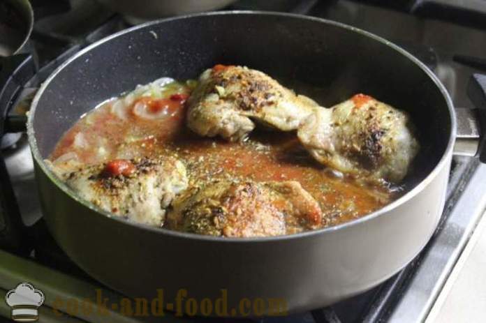 Chakhokhbili пиле в грузински - как да се готвя chakhokhbili у дома си, стъпка по стъпка фото-рецепта