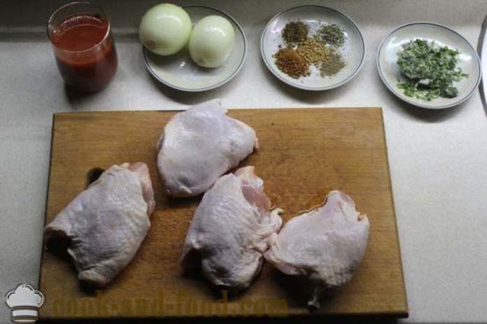 Chakhokhbili пиле в грузински - как да се готвя chakhokhbili у дома си, стъпка по стъпка фото-рецепта