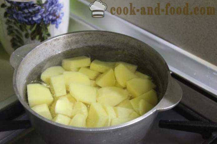 Топчета от картофи със сирене и билки в масло - как да се направи картофени топки със сирене, стъпка по стъпка рецепти снимки