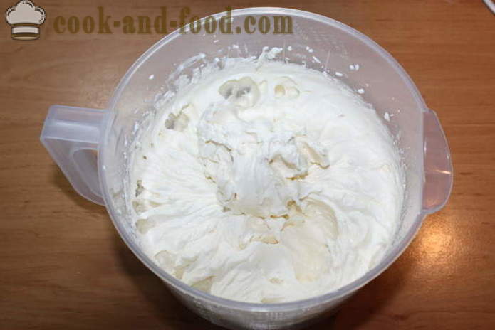 Вкусен десерт с маскарпоне в вафлена фунийка - как да се направи вафлена фунийка пълнени, стъпка по стъпка рецепти снимки