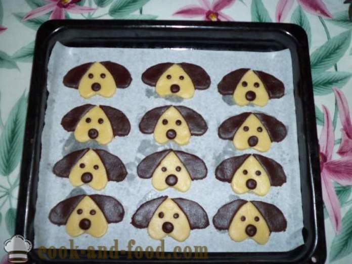 Коледни маслена тесто във формата на куче - как да се пекат бисквитки във формата на куче в навечерието на Нова година, стъпка по стъпка рецепти снимки