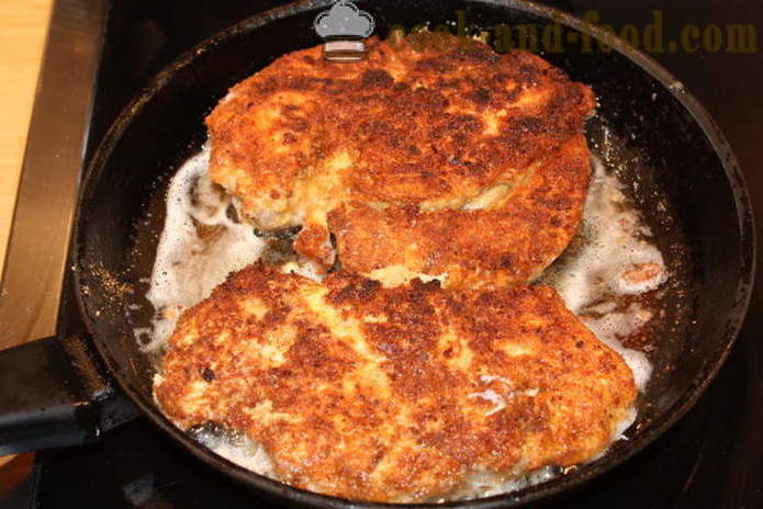 Delicious пилешко филе в тесто - как да се направи пилешко филе в тесто, с една стъпка по стъпка рецепти снимки