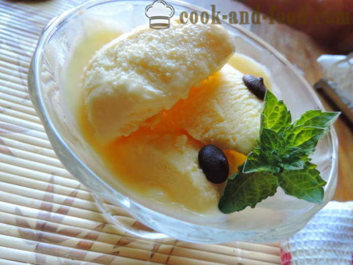 Домашна сладолед със скорбяла - как да се направи лед мляко у дома си, стъпка по стъпка рецепти снимки
