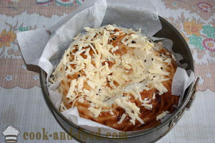 Узбекски хляб със сирене на фурна - как да се готви топли сандвичи със сирене у дома си, стъпка по стъпка рецепти снимки