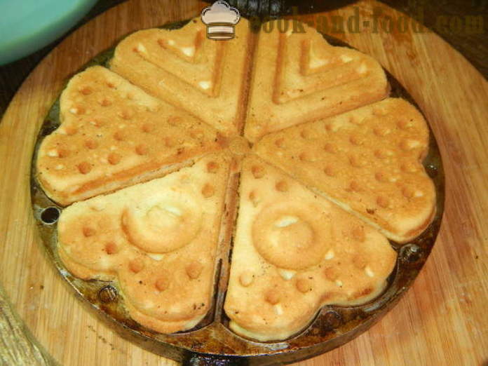 Cookies във формата на триъгълници на газ веднага след като - как да се готвя бисквити в етапа на форми по стъпка рецепти снимки