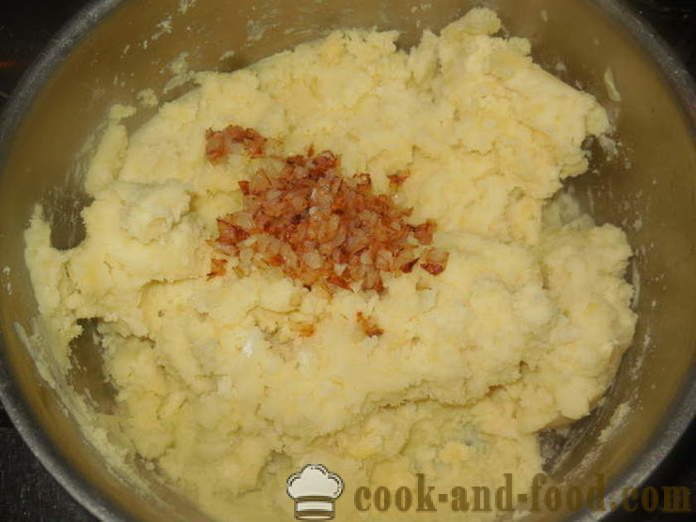 Peppers пълнени с пюре от картофи и печени във фурната - как да се готвя пълнени чушки с картофи и сирене, с една стъпка по стъпка рецепти снимки