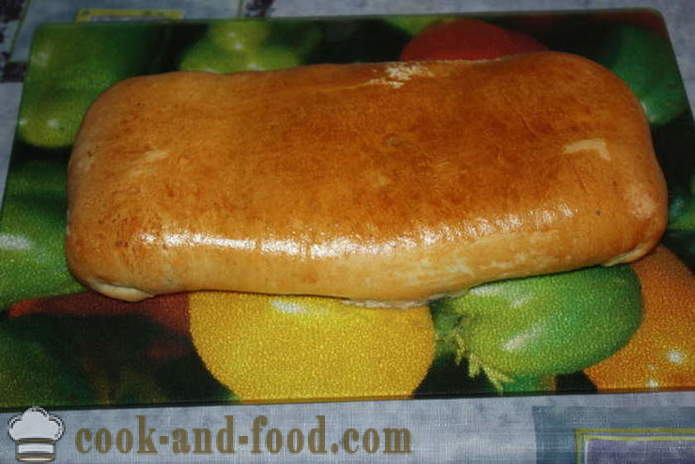 Торта мая бутер тесто с плънка от пиле и картофи - как да се пекат пай с пиле и картофи на фурна, с една стъпка по стъпка рецепти снимки
