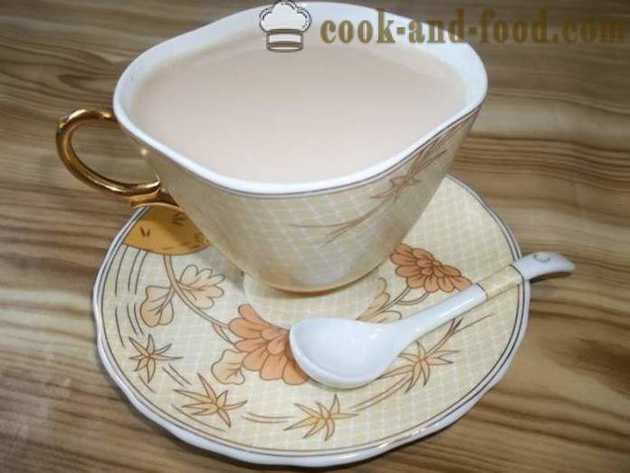 Класически масала чай с мляко и подправки - как да се направи чай, Чай с мляко, стъпка по стъпка рецепти снимки