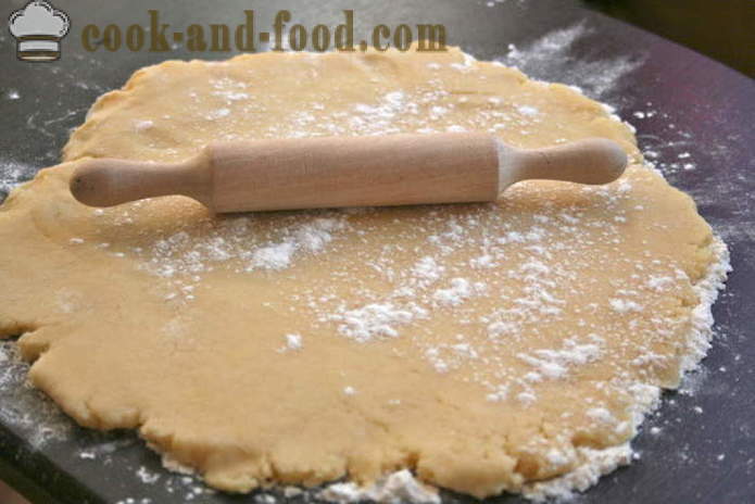 Открит тест пай с френско грозде - Как да си направим пясък торта от кайма тест, стъпка по стъпка рецепти снимки