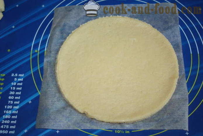 Пясък Cherry Pie - как да се пекат торта с череши във фурната, с една стъпка по стъпка рецепти снимки