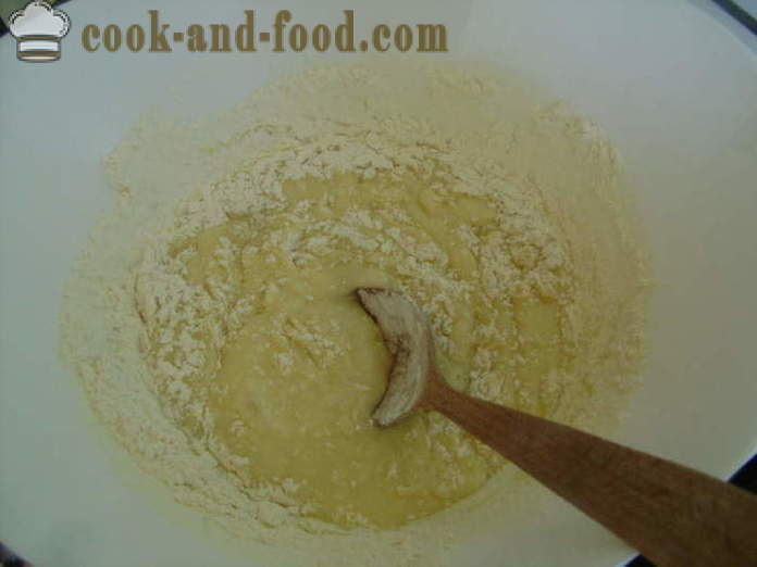 Чери гевреци от теста за извара - Как да се готви гевреци с череши, стъпка по стъпка рецепти снимки
