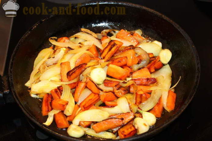 Агнешко яхния с лук, моркови и чесън - Как да се готви вкусно задушено агнешко, стъпка по стъпка рецепти снимки