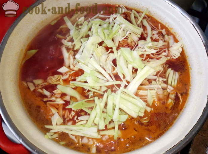 Супа с червено цвекло и мариновани домати - как да се готви супа, стъпка по стъпка рецепти снимки