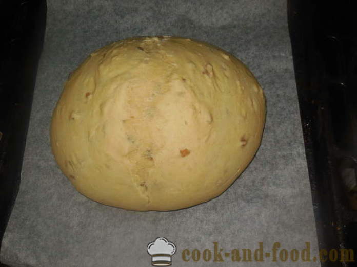 Начало украински хляб с бекон и свинска мас - как да се пекат хляб в пещта за хляб в дома, стъпка по стъпка рецепти снимки