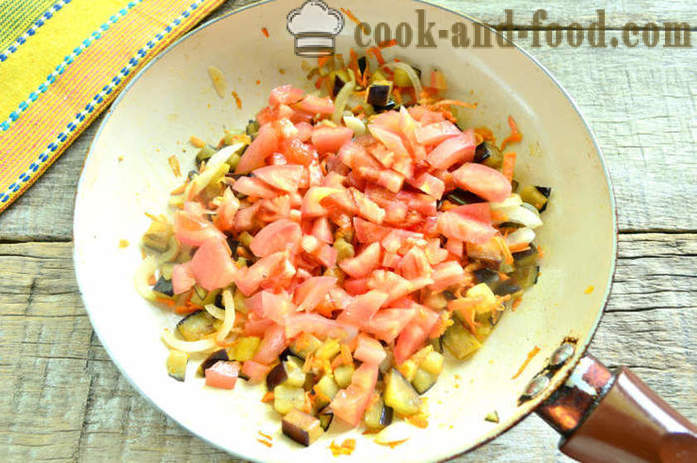 Зеленчукова яхния с патладжан и месо - как да се готви яхния с патладжан и кайма, стъпка по стъпка рецепти снимки